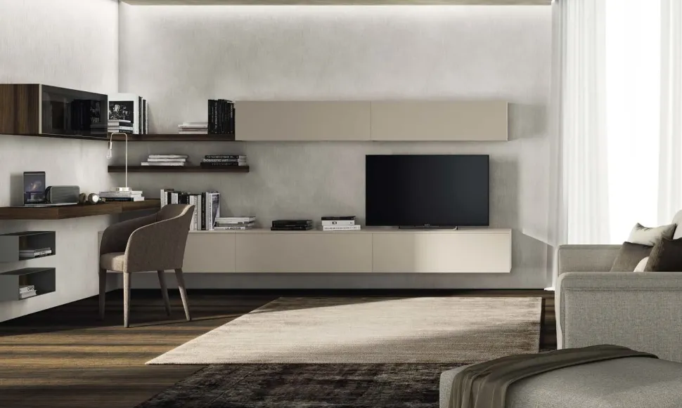 Parete attrezzata Vitality luce c07 della marca Colombini casa con uno sconto esclusivo