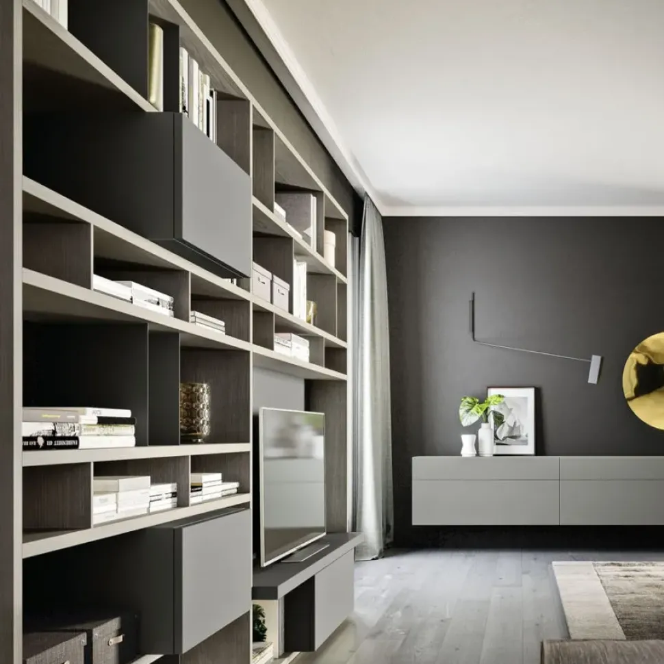 Parete attrezzata Yad 26 di Orme scontata del 30%