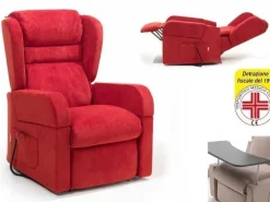 Poltrona con movimento relax Sana in Tessuto Il benessere con forte sconto