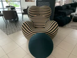 Poltrona con poggiapiedi Up 50 B&b italia in Offerta Outlet