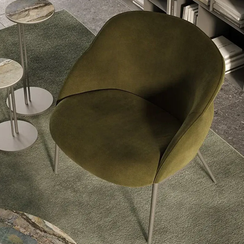 Poltrona con seduta fissa Camilla lounge Cattelan italia in Offerta Outlet