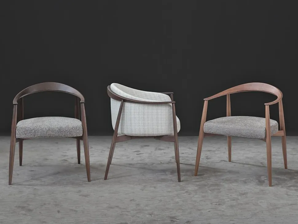 Poltrona con seduta fissa Tekton Flou in Offerta Outlet