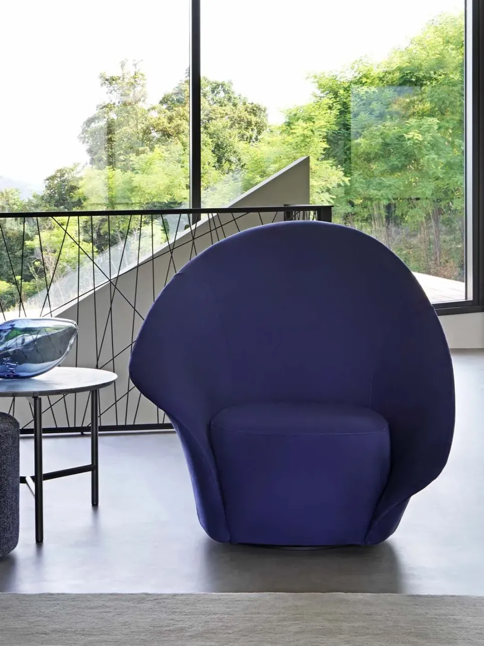 Poltrona con seduta fissa Lilia Flou in Offerta Outlet