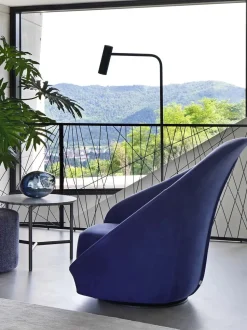 Poltrona con seduta fissa Lilia Flou in Offerta Outlet