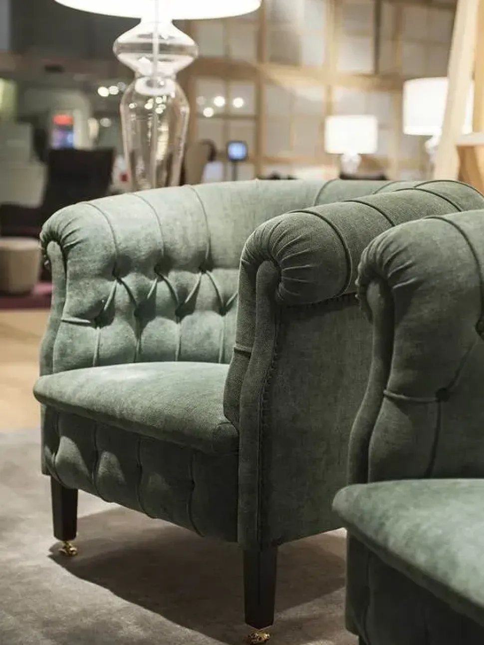 Poltrona con seduta fissa Fumoir Poltrona frau a prezzo Outlet