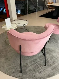 Poltrona con seduta fissa Coco Calligaris a prezzo scontato