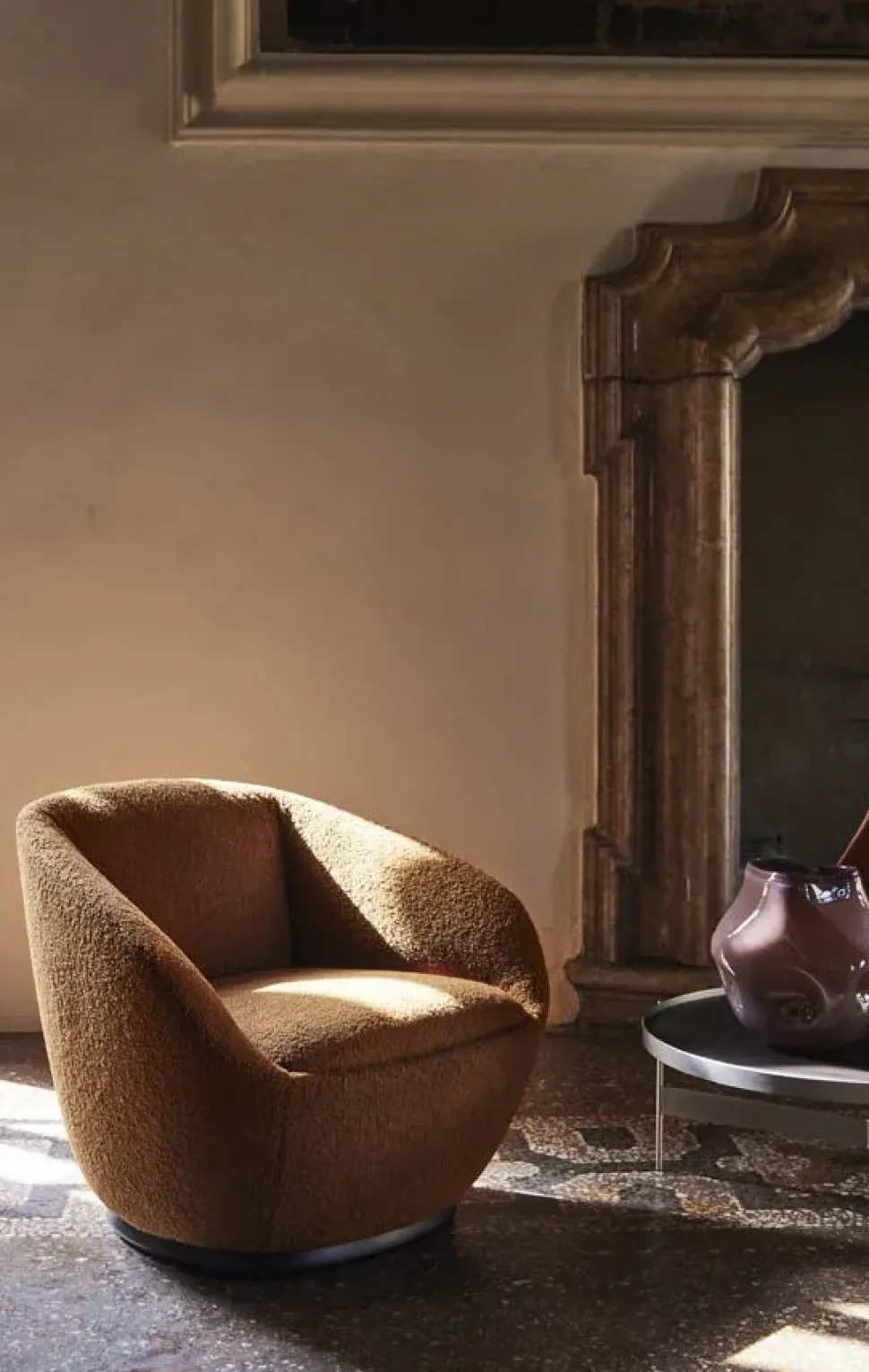 Poltrona con seduta fissa Naan Pianca a prezzo scontato