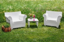 Poltrona con seduta fissa Bubble club Kartell a prezzo scontato