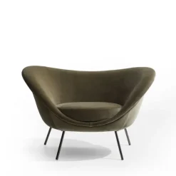 Poltrona con seduta fissa D.154.2 gio ponti  Molteni & c in Offerta Outlet