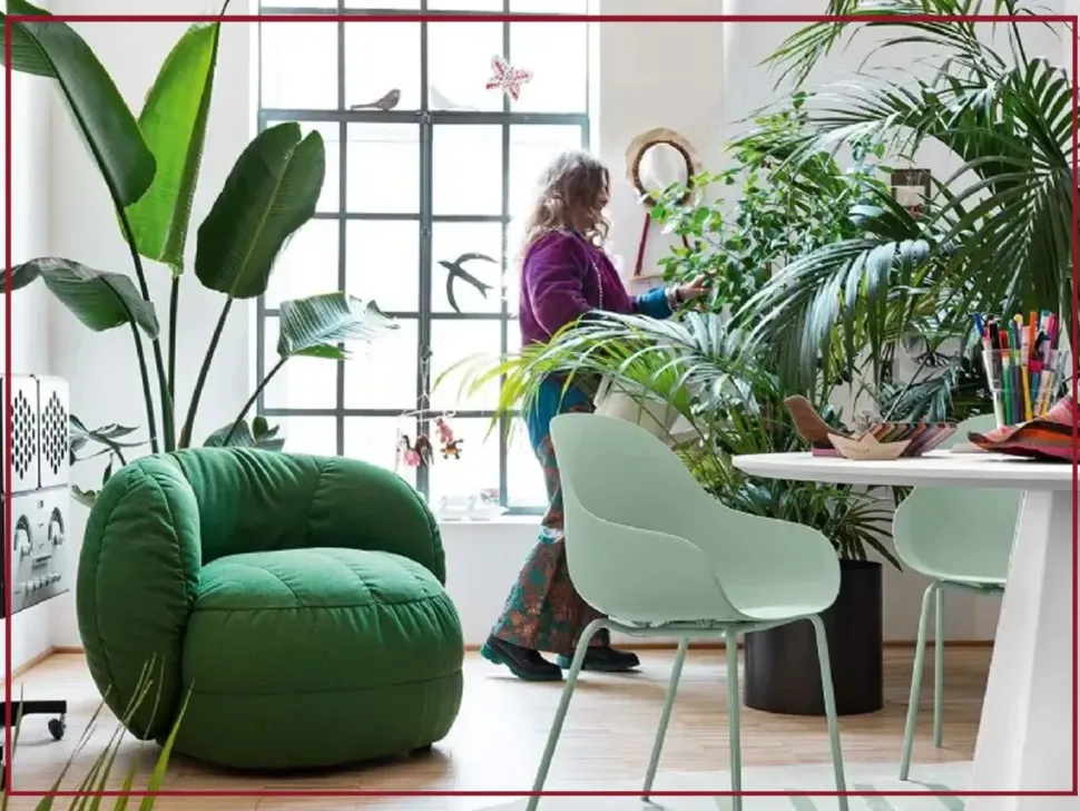 Poltrona con seduta fissa Reef Connubia a prezzo Outlet