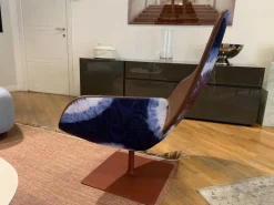 Poltrona Fjord Moroso: design unico in pelle scontata.