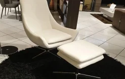 Poltrona in Ecopelle Jeff La casa moderna a prezzo Outlet