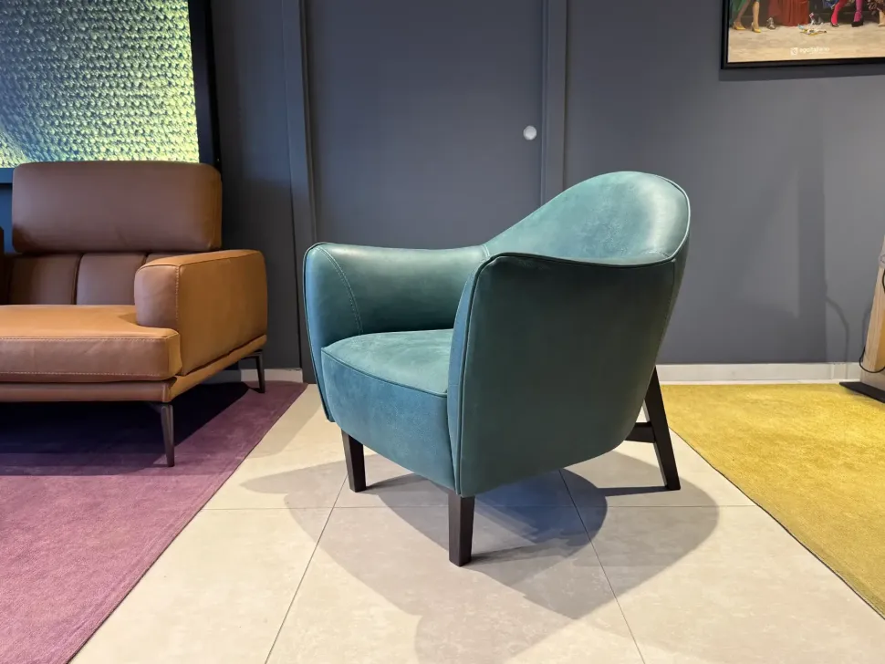 Poltrona in Pelle Musetta Egoitaliano in Offerta Outlet