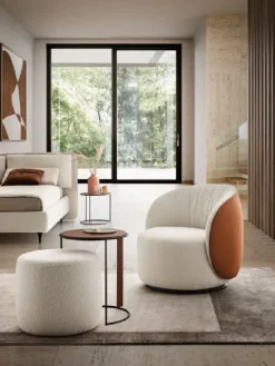 Poltrona in stile design Moby Artigianale in Offerta Outlet