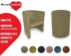 Poltrona in stile design 01 Artigianale in Offerta Outlet