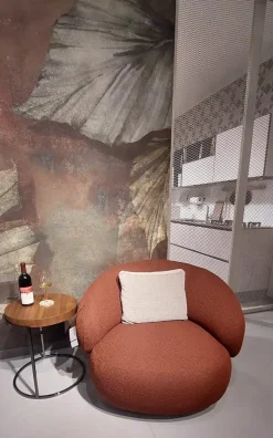 Poltrona in stile design Pacific swivel Ditre italia in Offerta Outlet