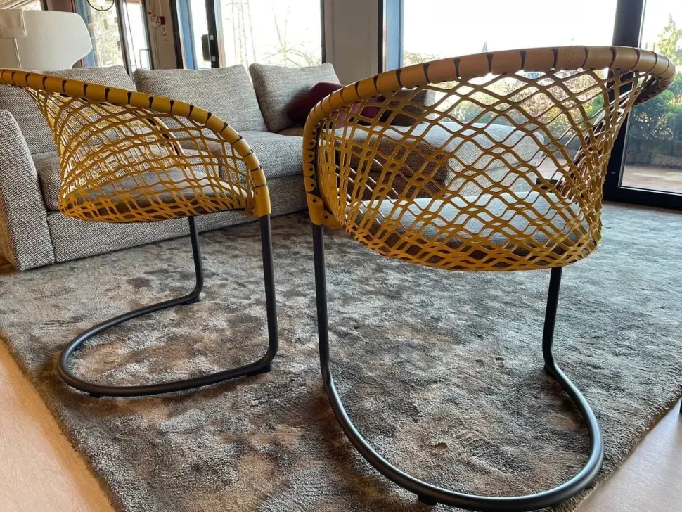 Poltrona in stile design P47 Midj in Offerta Outlet