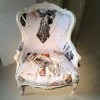 Poltrona in stile shabby shic Bergere ground Modà in Offerta Outlet