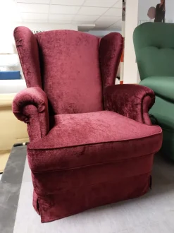 Poltrona in Tessuto Bergere Art salotti a prezzo scontato