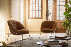 Poltrona in Tessuto Ella Pianca in Offerta Outlet