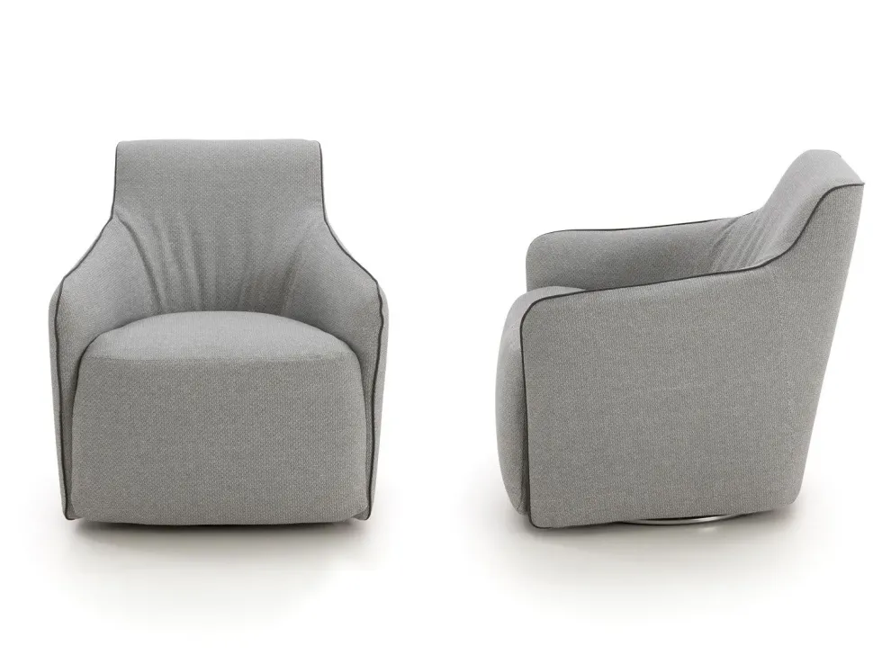 Poltrona in Tessuto Janet outlet Diotti.com a prezzo Outlet