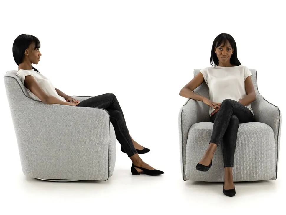 Poltrona in Tessuto Janet outlet Diotti.com a prezzo Outlet