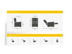 Poltrona in Tessuto K55-2r Ksp italia in Offerta Outlet