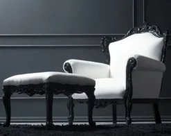 Poltrona in Tessuto Tiffany Cortezari