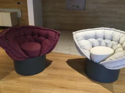 Poltrona letto in Tessuto Huggy Lago in Offerta Outlet