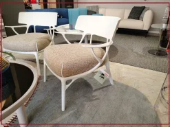 Poltrona modello A.i. lounge texture Kartell ad un prezzo imperdibile