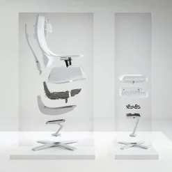 Poltrona relax Con poggiapiedi Re-vive quilted queen  Natuzzi a prezzo Outlet