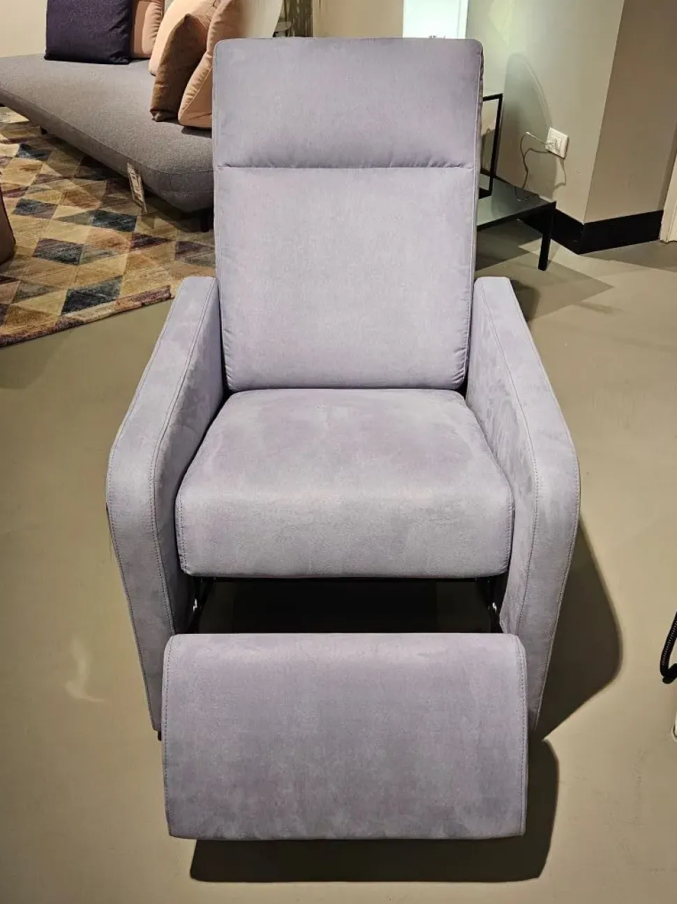 Poltrona relax in Microfibra Helena Divanidea scontata