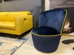 Poltrona Scisci Egoitaliano in Tessuto SCONTATA