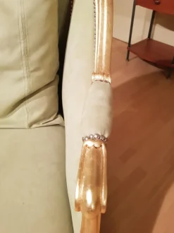 Poltroncina in stile barocco modello Sissi Zilio a prezzo scontato