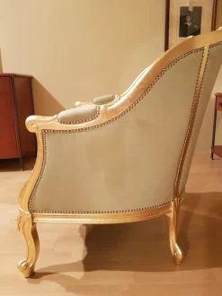 Poltroncina in stile barocco modello Sissi Zilio a prezzo scontato