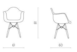 Poltroncina modello Venezia cic Md work in Tessuto in Offerta Outlet