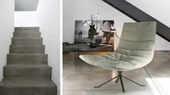 Poltroncina modello Zoe Doimo salotti in Tessuto a prezzo scontato