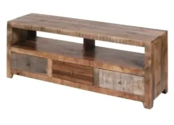 Porta tv Mobile basso portav brest 3 cassetti in offerta   Outlet etnico con un ribasso esclusivo