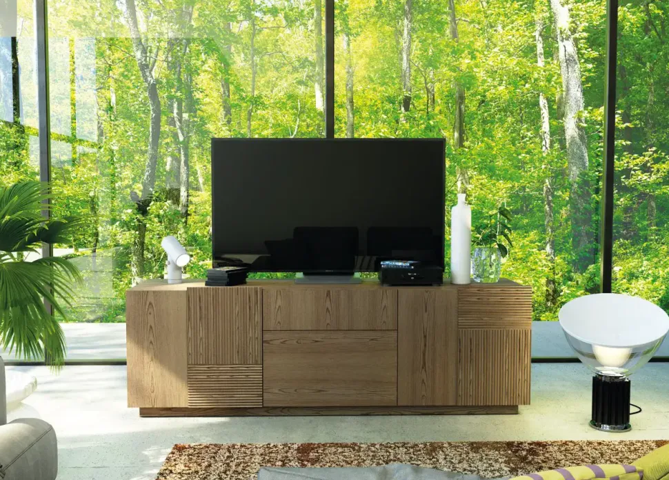 Porta tv per il soggiorno modello 1446 ptv di Mobilificio bellutti scontato