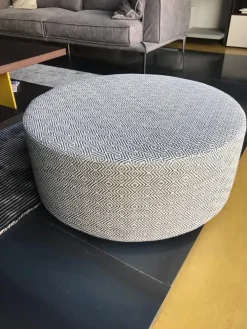 Pouf in tessuto Circle a marchio Flexstyle a prezzo scontato