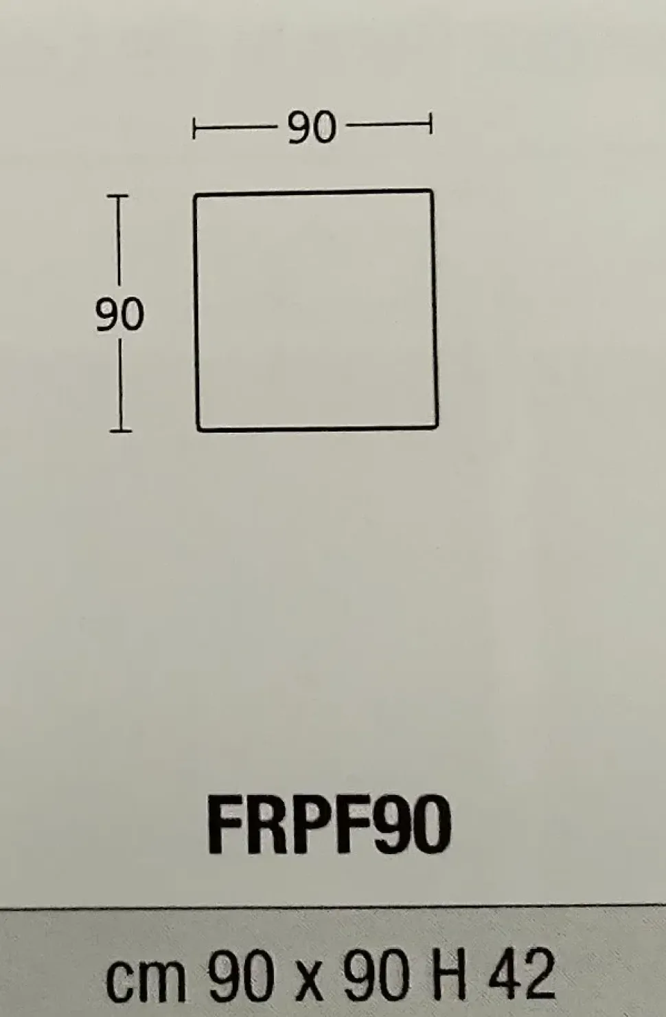 Pouf in tessuto Frank a marchio Le comfort a prezzo scontato