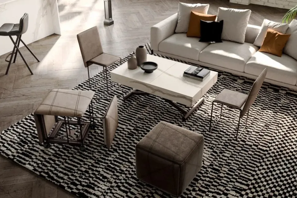 Pouf modello Cubix Ozzio con forte sconto