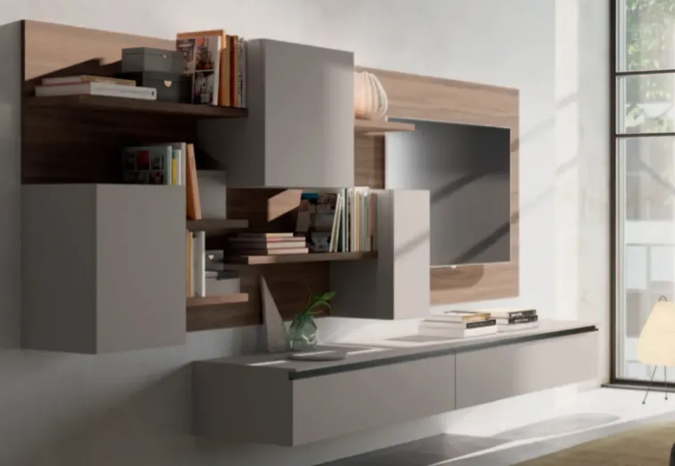 Richiedi il prezzo riservato della parete attrezzata Light day 02 di Orme