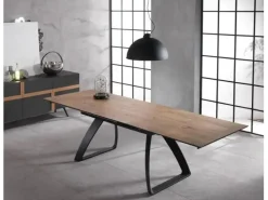 Sconto del 39% su Tavolo Barret Stones in legno rettangolare allungabile sull'eCommerce!