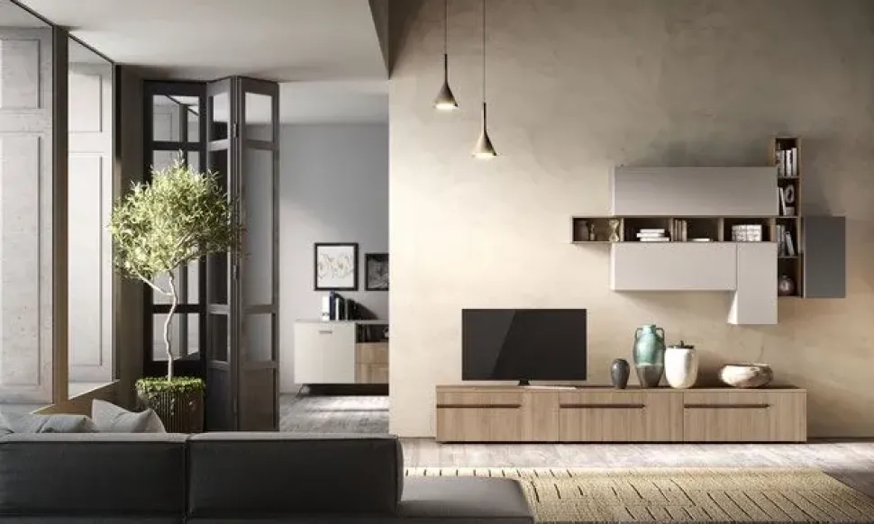 Sconto del 42% sul mobile soggiorno Abaco 04 di Gierre Mobili! Acquista ora!