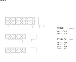 Scopri il mobile soggiorno modello Honey di Tonin casa a prezzo Outlet! Una scelta di stile per l'architetto moderno.