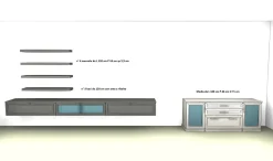 Scopri il soggiorno Arcadia as 108 di Febal: stile classico a prezzi vantaggiosi!