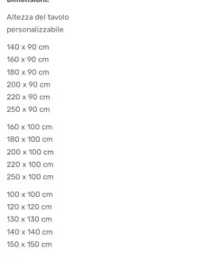 Scopri il Tavolo Rettangolare Melbourne Pizzolato scontato del 45%!