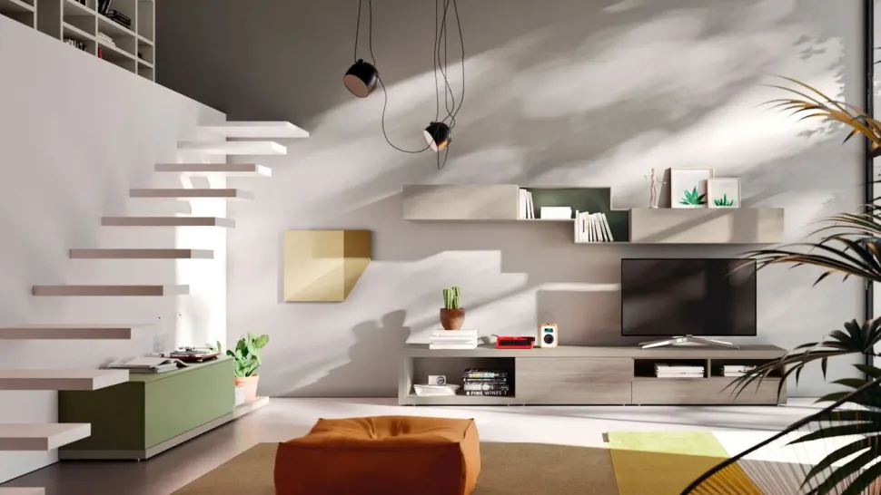 Scopri la composizione Orme Light 10 a prezzo Outlet! Arreda il tuo living!