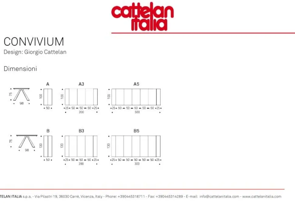 Scopri la consolle Convivum Cattelan italia con forte sconto